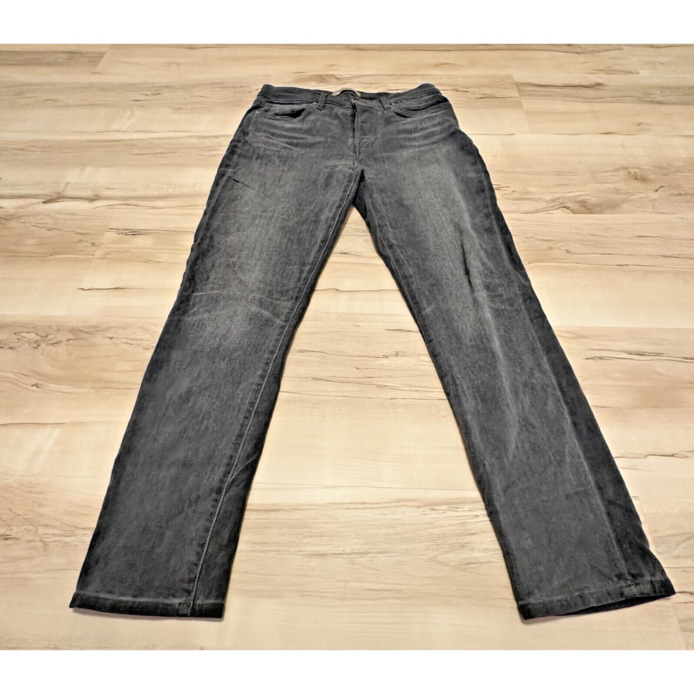 7 FOR ALL MANKIND Women 27 JOSEFINA‎ LUXE VINTAGE Gray Soft Denim Jeans